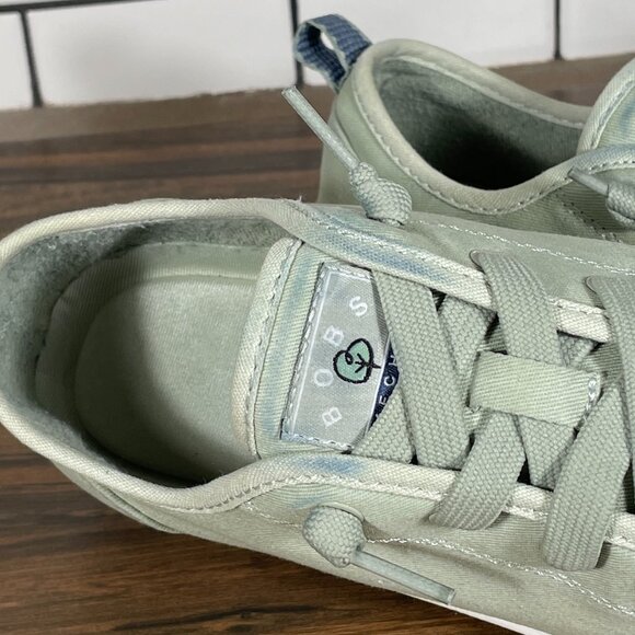 Skechers BOBS Beyond Sprouting Love Shoes Womens Size 9 Sage Slip On Sneaker - Picture 4 of 15